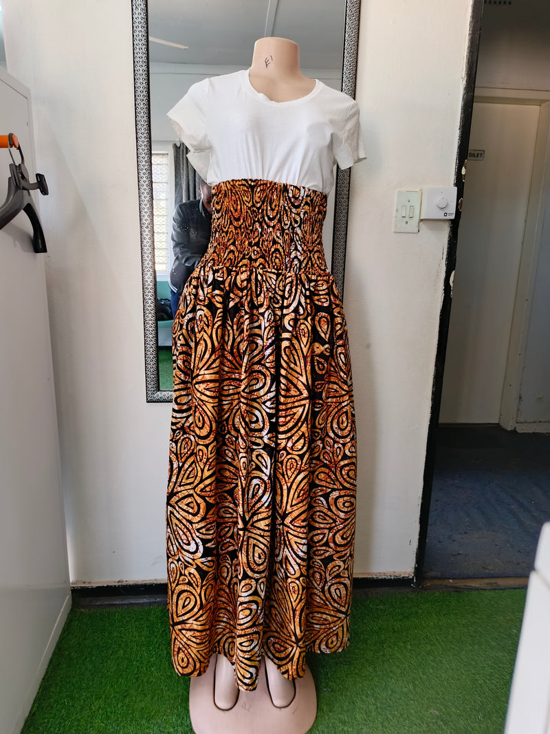 Golden Black Brown Dress