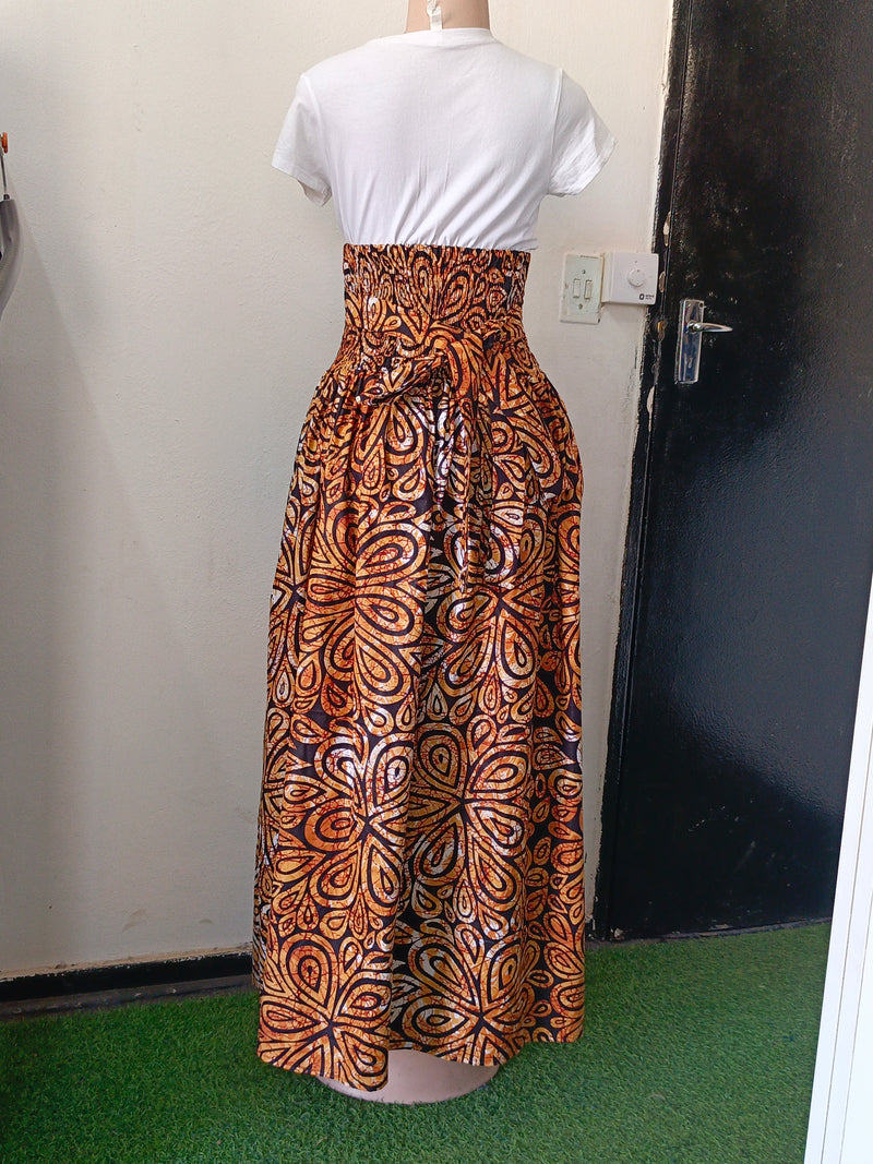 Golden Black Brown Dress