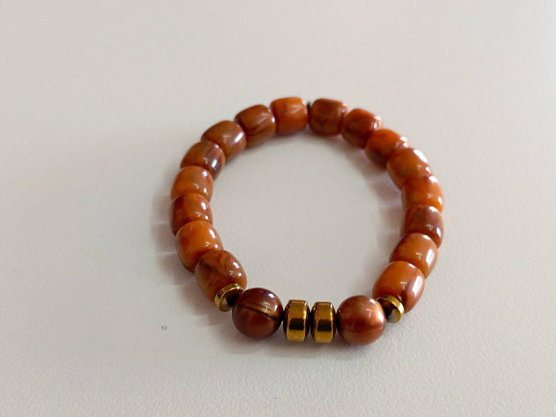 Beige Beads Bracelet