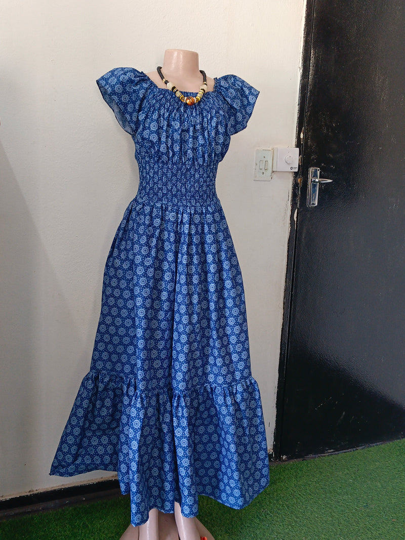 Blue Geremane Dress