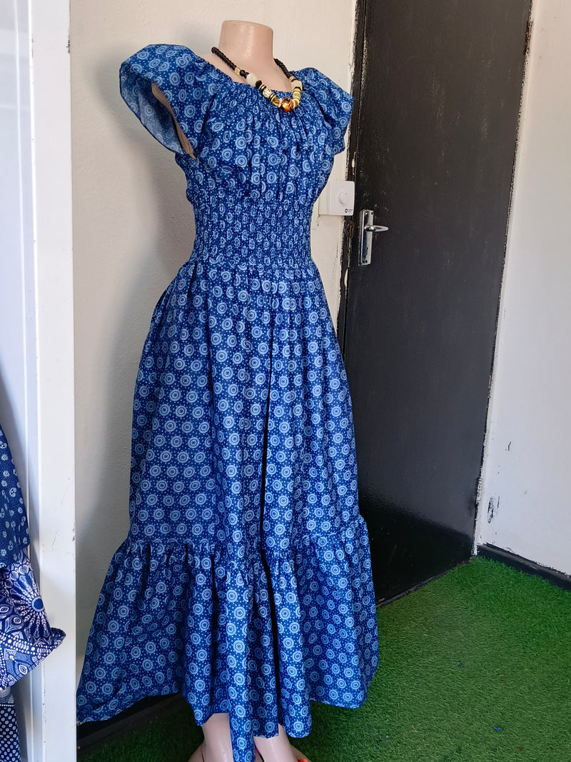 Blue Geremane Dress