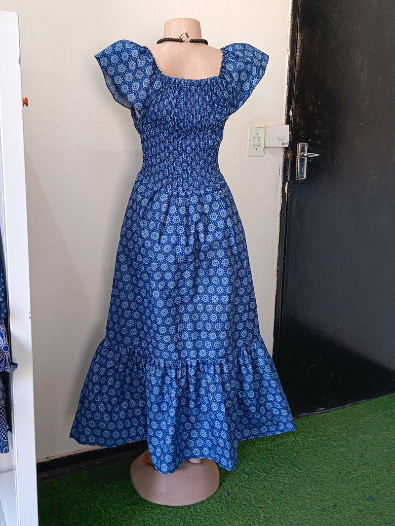 Blue Geremane Dress