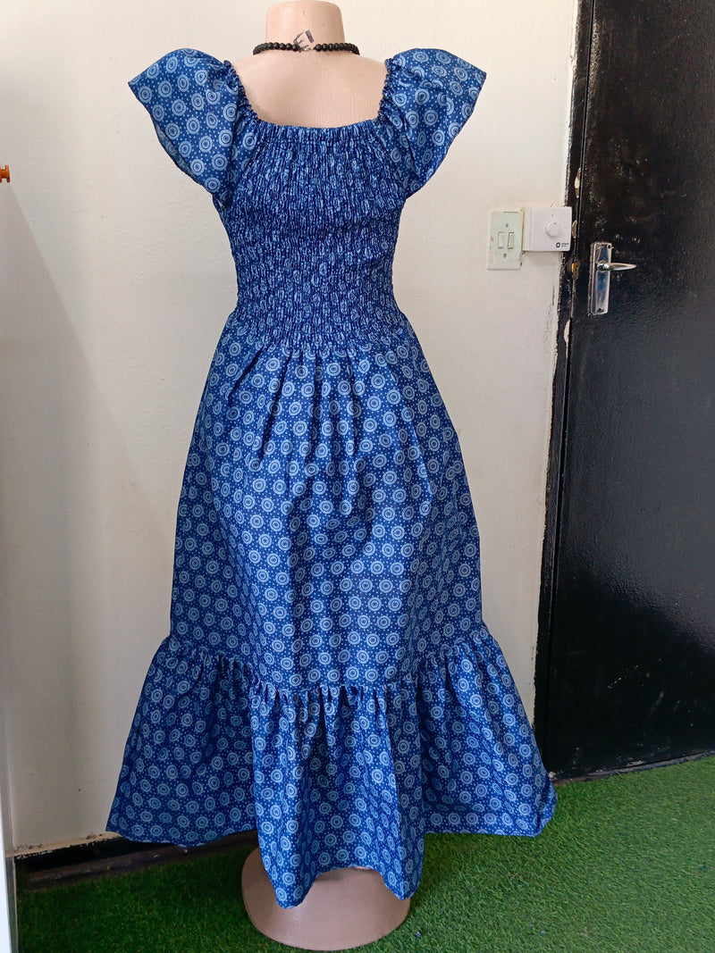 Blue Geremane Dress
