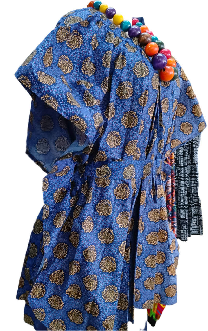 Blue African Women Top