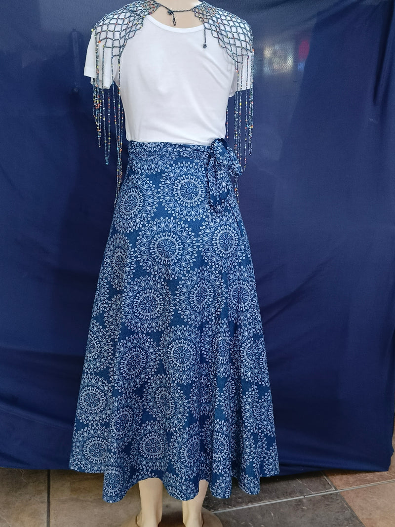 Blue Geremane Skirt
