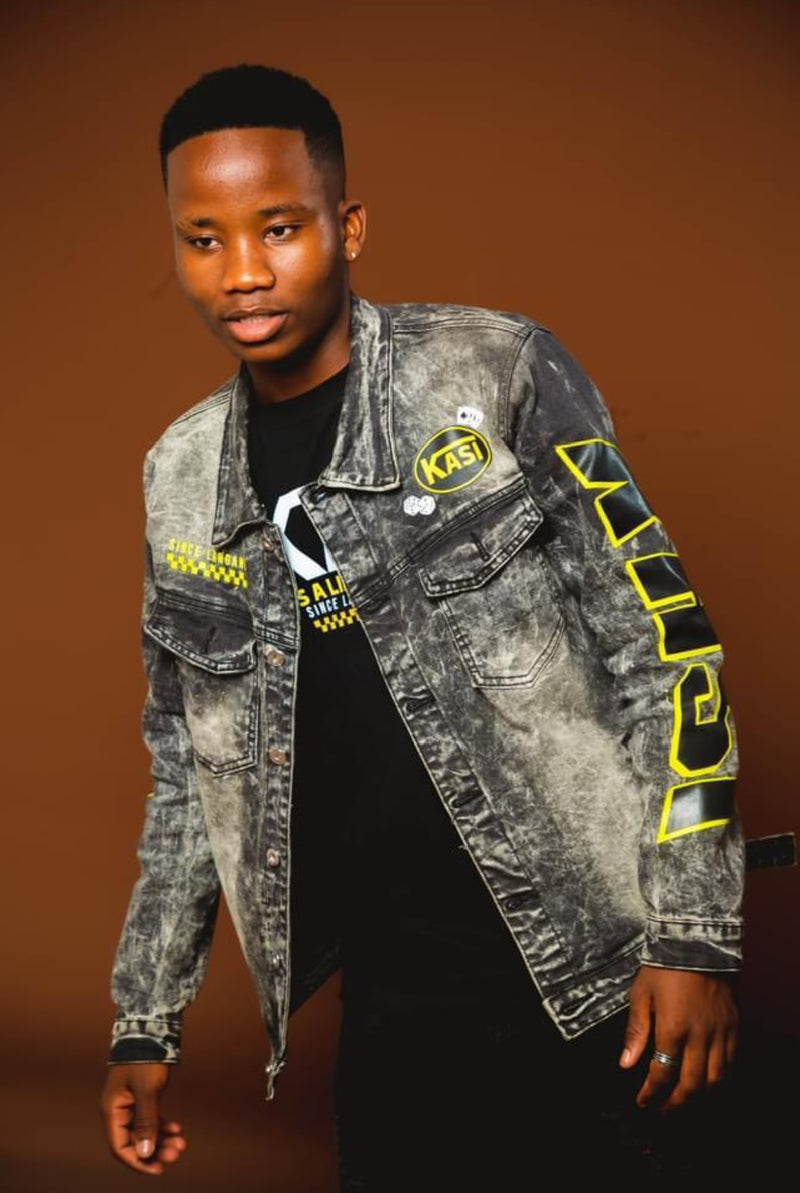 Denim Graphic Jacket