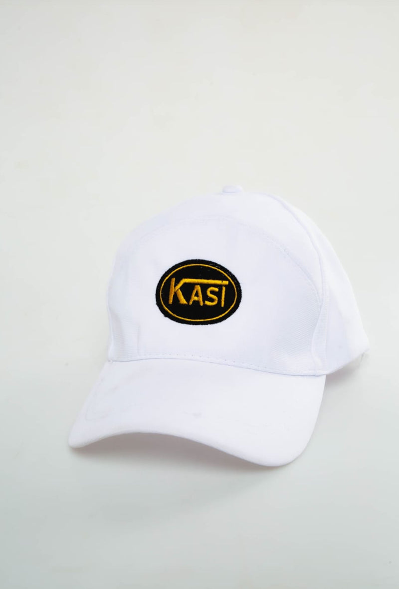 White Embroidered Cap